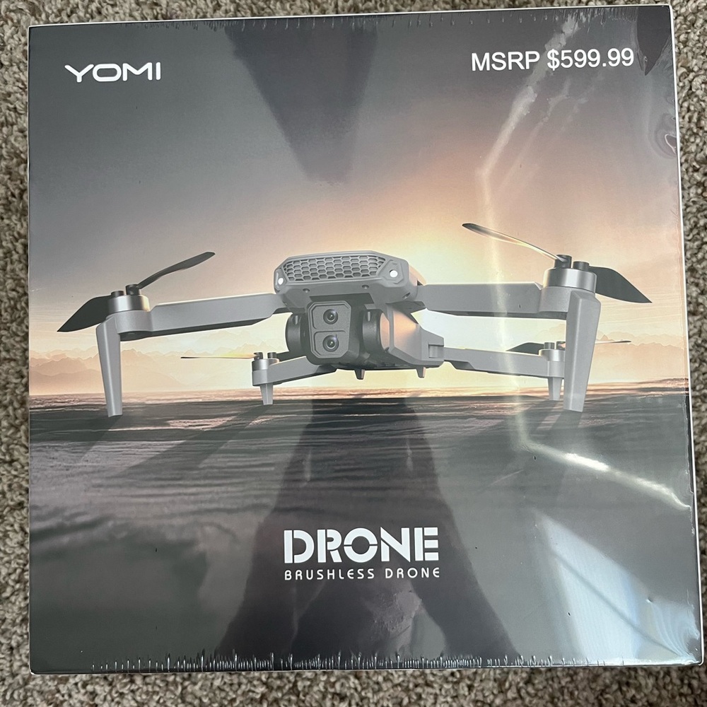 Silver Brushless Drone